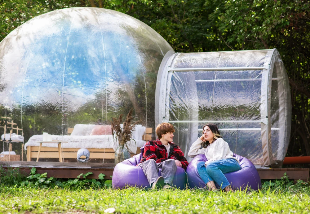 camping bubble tent clear inflatable